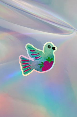 Solar Paloma Holographic Sticker