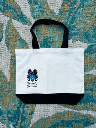 Unruly Femme Canvas Tote Bag